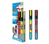 Mitama - universal marker - rotuladores acrílicos color amarillo y ro