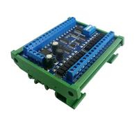 Mitheuum Módulo de control remoto 16 canales RS485 IO placa de expansión | Opciones de suministro de 12/24 V, entrada de 16 canales de salida de 16 canales, entradas bajas activas NPN