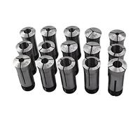 mitoharet Juego de 15 pinzas de precisión 5C para molino de 1/8 pulgadas a 1 pulgada para máquina de molino de husillo cónico