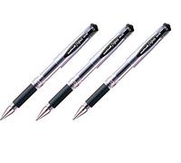 Mitsubishi Lápiz Uni-Ball Signo UM-153 Negro Ancha 1.0mm Punta Redonda Bolígrafo Gel UM153.24 [Paquete de 3]