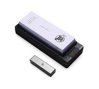 MITSUMOTO SAKARI 2000/6000 Grano Piedra Profesional para Afilar Cuchillos | Piedra Japonesa para Afilar Cuchillos, Piedra de Afilar Cuchillos, Afilador cuchillos con Base Antideslizante de Goma TPR