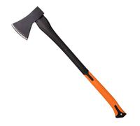 Mivos Hacha para Cortar 1250 g con Mango de Fibra de Vidrio y Hoja de Acero al Carbono - Longitud 80 cm - Hacha Universal para Partir y Procesar Madera - Hacha para Jardín y Bosque