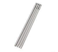 Mixabloem Juego de 4 puntas de destornillador extralargas de 200 mm, 3 mm, 4 mm, 5 mm, 6 mm, extensiones de taladro de aleación de acero, liberación rápida magnética para herramientas eléctricas