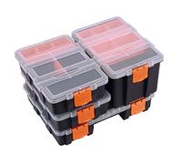 MIXPOWER Caja de almacenamiento profesional para herramientas, juego de 3 piezas.