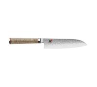 MIYABI BIRCHWOOD 5000MCD Cuchillo Santoku 18 cm, Filo suave
