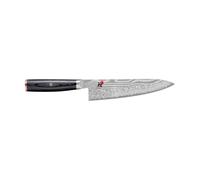 MIYABI Cuchillo Gyutoh Kaizen II Raw 5000FCD Damasco negro Madera de pakka 20 cm