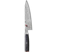 MIYABI Cuchillo Gyutoh Kaizen II Raw 5000FCD Damasco negro Madera de pakka 20 cm