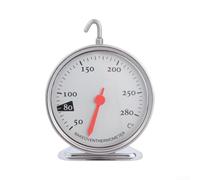 MKTOLHUS Termómetro de horno de acero inoxidable | Medidor de cocción de alta resistencia a la temperatura con grande para dial, no requiere batería, 50 °C a 280 °C para