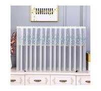 MKYYIOED Funda Tv Lace Relief Embroidery TV Towel Does Not Need To Be Disassembled Household Hanging Desktop Cover(Style 03,135x Height 78cm)