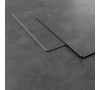 ML-Design Suelo Vinilico con Sistema de Encaje Click PVC, 50 Lamas de Vinilo, Baldosas Aspecto de Cemento Gris Oscuro, Parquet Antideslizante, Impermeable, 61 cm x 30,5 cm, Grosor de 4,2 mm, 9,3 m²