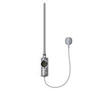 ML-Design Termostato Eléctrico para Radiador 600 W Elemento Calefactor Cromado con Control de Temperatura entre 10°C - 65°C Mando Regulador Térmico con Pantalla LCD con Modo Temporizador incluído