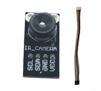 MLX90640 Sensor de termografía infrarroja 32 x 24 píxeles Interfaz IIC -40 a 300 °C, medición precisa de la temperatura sin contacto para la industria Smart Home Seguridad Monitoreo Negro (IIC BAA)