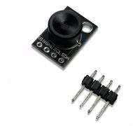 MLX90640ESF-BAA/BAB Sensor de temperatura por infrarrojos con interfaz I2C 55° × 35° FOV -40 hasta 300 °C para automatización de la industria del hogar inteligente negro (MLX90640ESF-BAA)