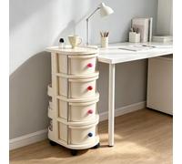 MMleYN Carrito De Servicio De 3 Niveles con Ruedas, Mesa Auxiliar Estrecha con Cajón | Camarera De Cocina Móvil, Organizador De Almacenamiento Desmontable para Salón