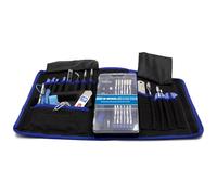 MMOBIEL Set Profesional de Destornilladores magnéticos Kit 80 en 1 (56 Puntas) para Dispositivos Variados Bolsa Plegable