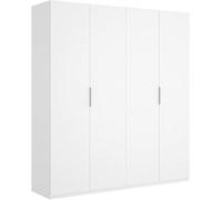 Mobelcenter - Armario 4 Puertas Blanco - Armario Matrimonio 200 cm de Altura - Acabado Color Blanco Brillo - Medidas: Ancho: 180 cm x Fondo: 52 cm x Alto: 200 cm - (0537)