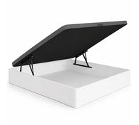 Mobelcenter, Canapé Alta Capacidad con Uñero 90x190 Blanco, Arcon con Gran Capacidad, Medidas: Alto: 35,1 cm x Ancho: 90 cm x Fondo: 190 cm.(90x190 Blanco)(1681)