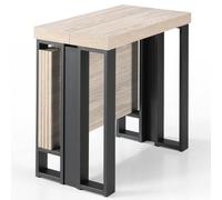 MOBELCENTER - Mesa comedor extensible Consola Patas Metálicas Sonoma (1549)