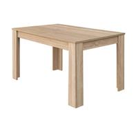 Habitdesign Mesa de Comedor Extensible, Mesa salón o Cocina, Acabado en Color Roble Canadian, Modelo Kendra, Medidas: 140-190 cm (Largo) x 90 cm (Ancho) x 78 cm (Alto)
