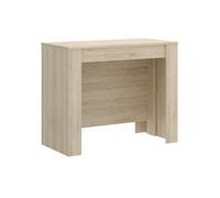 MOBELCENTER - Mesa de Comedor Consola Extensible, Mesa para Salón recibidor o Cocina, Mesa Sistema Fuelle Extensible, Color Roble Canadian (1103)