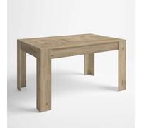 MOBELCENTER - Mesa de Comedor Extensible Bass de 140 cm de ancho extensible a 200 cm con acabado color Naturale. (1450)