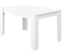Mobelcenter - Mesa de Comedor Extensible Kendra - Mesa de Salón o Cocina - Medidas: Ancho: 140 cm x Fondo: 90 cm x Alto: 78 cm - Ancho Mesa Extendida: 190 cm (Blanco Brillo) - (0486)