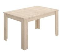 Mobelcenter, Mesa de Comedor Extensible Ness, Color Natural, Mesa de Salón o Cocina, Medidas: Ancho: 140 cm x Fondo: 90 cm x Alto: 77 cm - Ancho Mesa Extendida: 190 cm (1129)