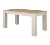 MOBELCENTER- Mesa de Comedor Fija Cosmit 160x90 cm para 6 Personas, Estilo Escandinavo, Roble Torro/Cashmere (1609)