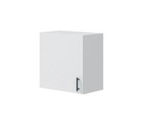 MOBELCENTER - Mueble Alto de Cocina para Colgar de 60 cm, Módulo 1 Puerta Reversible, Acabado Color Blanco Brillo, Medidas: 60cm x 34cm x 59cm(1531)