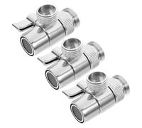 Mobestech 3 Piezas Válvula Desviadora de Agua para Ducha y Lavabo en Cobre y Abs con Control Preciso de Flujo y Fácil Instalación Versátil para Baño y Cocina