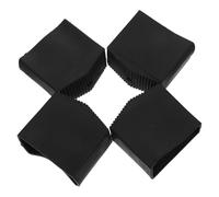 Mobestech Fundas y Goma de Escalera de Antideslizantes para Antideslizante Patas Plegable, Protector de Pies de Escalera Diseño 4 Piezas para Reparaciones en Casa