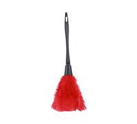 Mobestech Plumeros Extensibles Trapo para Quitar El Polvo Limpieza Extensible Plumero Ventilador De Techo Plumero De Mano De Microfibra Plumero Casero Plumero Lavable Rojo Pluma