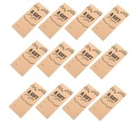 Mobestech Sobres de Papel Kraft Vintage Diseño Compacto 25 Piezas Sobres de Papelería en Papel Color Café, Blancos y Grabables Uso de Papelería para Almacenamiento de Artículos Pequeños