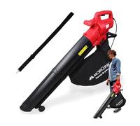 Mobiclinic®, Soplador de Hojas, Aspirador y Triturador de Hojas, 900W, 6 Velocidades, Mobiclean, 3 en 1, Ligero, 35L, Velocidad Soplado 270 km/h, para Jardín, 220V, Asa Hombro