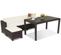 Mobiliario de ocio de technorattan Nebraska Relax Corner 4 marrón Bica