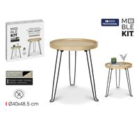 Moblekit Mesa Auxiliar De Centro Plegable