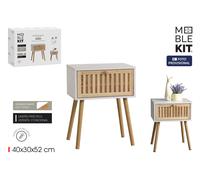 Moblekit Mesita de Noche Auxiliar Hagen de Madera