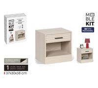Moblekit Mesita de Noche Slat VIKEN con Cajón