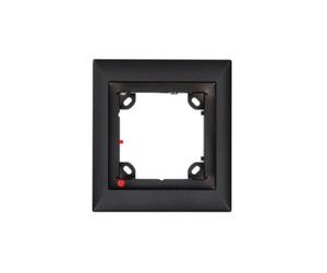 Mobotix Single Frame, Negro (MX-OPT-FRAME-1-EXT-BL)