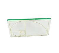 Mobs Golden Ratio - Precision Golden Section Finder, Herramienta de medición acrílica | Media dorada ajustable, herramienta de dibujo de , ideal para , esbozar, diseño, arquitectura