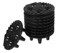 MOBUTOFU 10 Piezas de Malla Redonda de plástico para macetas, protección de raíces y aireación del Suelo, para Patio y Uso Exterior