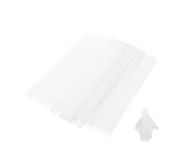 MOBUTOFU 12 Piezas Decoración de Lazos Blancos para Bancos de Iglesia | Tul Gauze, Instalación Rápida y Fácil de Fijar, para Pews y Sillas de Pasillo, Uso Interior
