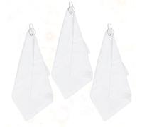 MOBUTOFU 3 Piezas Toalla Deportiva de Algodón con Gancho y Ojal | Absorción Fuerte, Fácil de Llevar, Limpia Cabezas y Balones, Adecuado para Gimnasio y Aire