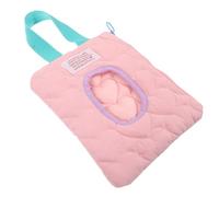 MOBUTOFU Dispensador Portátil de Toallitas Húmedas Caja Colgante y Saludable para Ñiño de Algodón Rosa Adecuado para Viajes y Bolsa de Pañales