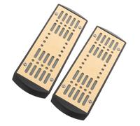 MOBUTOFU Humidificador y para y Escritorio Acero de Abs Inoxidable de, para Rectangular Portátil con Retención Humedad Prolongada Caja Humidificadora 2 Piezas Cigarros