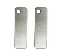 MOBUTOFU Piedra de Afilar Portátil Rectangular 63X18Mm, Set 2 Piezas para Afilado Manual de Cuchillos y Anzuelos, Resistente para Uso en Exteriores y Camping