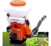 Mochila de gasolina de 14 L, pulverizador de motor de 7500 RPM para | Soplador de niebla alimentado por gasolina con ventilador de 7500 RPM para un alcance y cobertura superiores en entornos