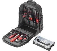 Mochila para herramientas Cimco Ergo-XL30 eléctrica, juego de 24 piezas, incluye 1 caja L-BOXX Mini.