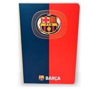 Mociworld - cuaderno fc barcelona con escudo en 3d - encuadernacón co