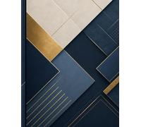 Modern Geometric Notebook: Minimalist Lined Journal for Notes Ideas, Planning and Everyday Writing